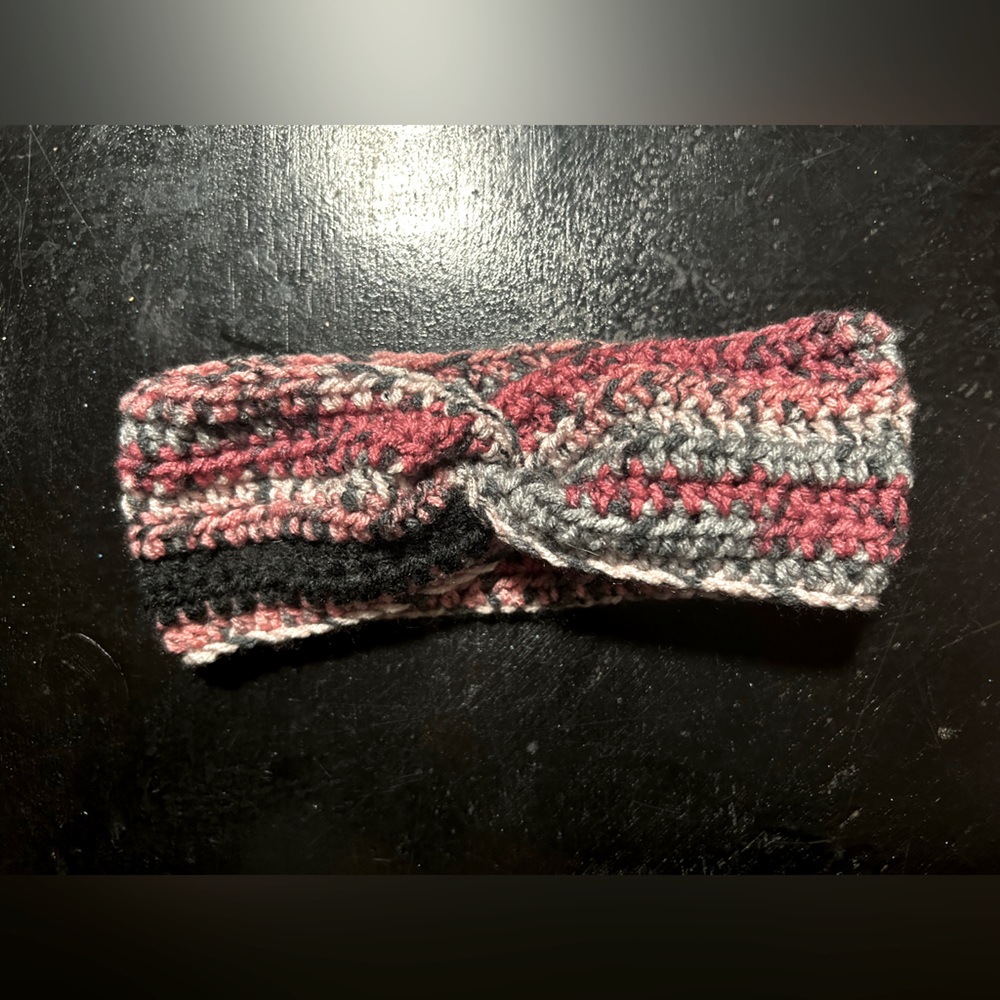 Pink & Grey headband